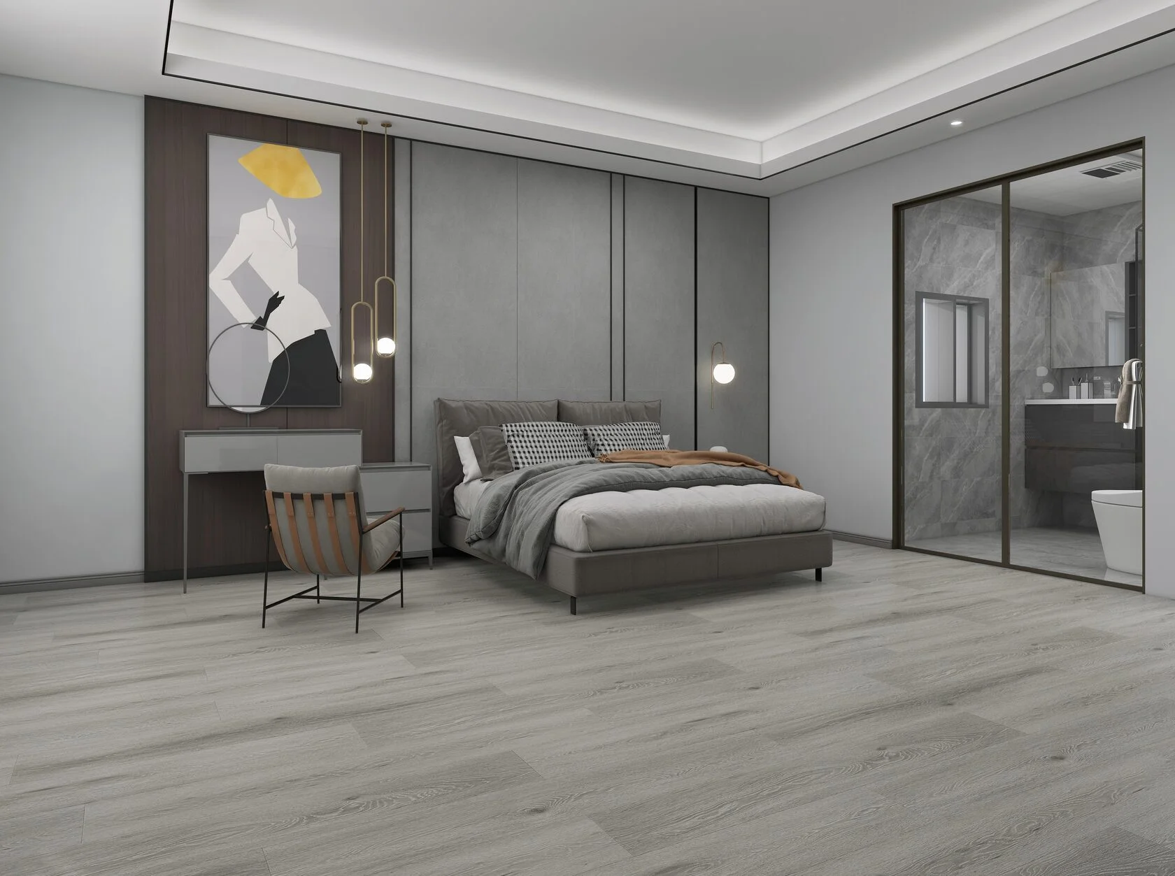 SPC ламинат OFFWOOD Коллекция Classic Дизайн Каракум (1220х182х4мм)