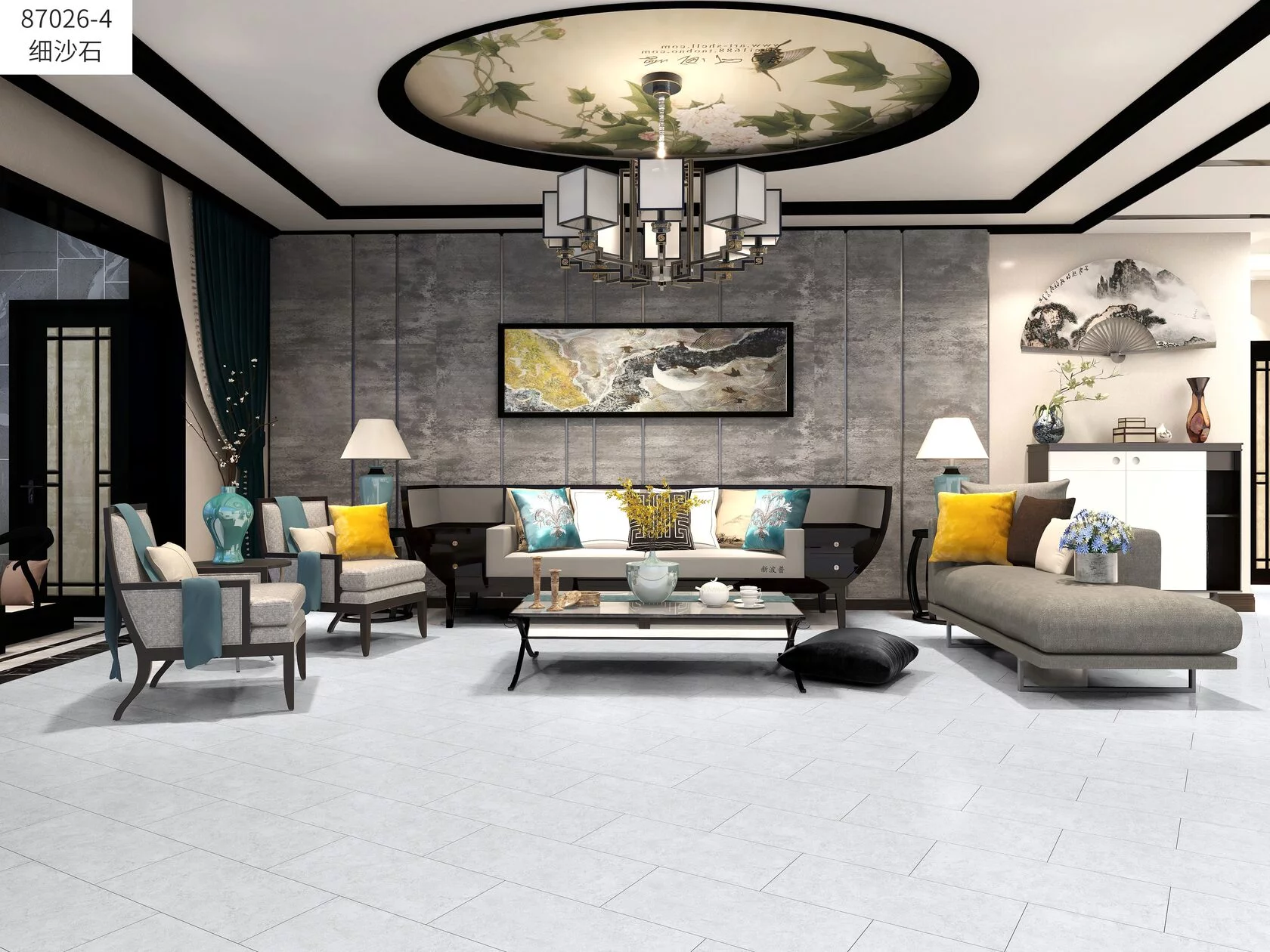 SPC ламинат ICON FLOOR (Айкон Флор) Коллекция MARBLE Дизайн ML62 Доломит Роден (610х305х6 мм)