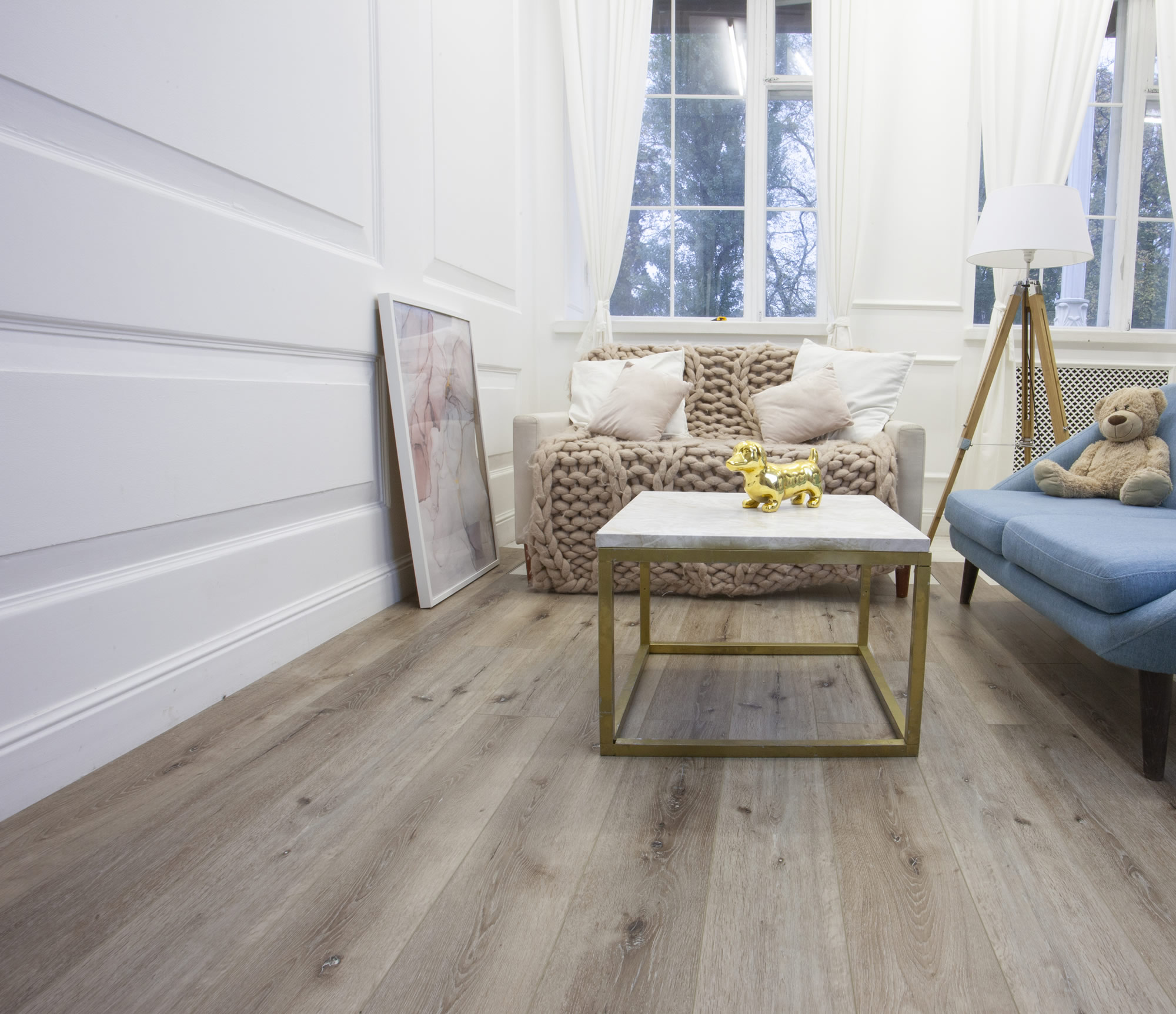 SPC ламинат DAMY FLOOR Коллекция Family Дизайн 1508-1 Дуб Лофт (1220х180х4 мм)