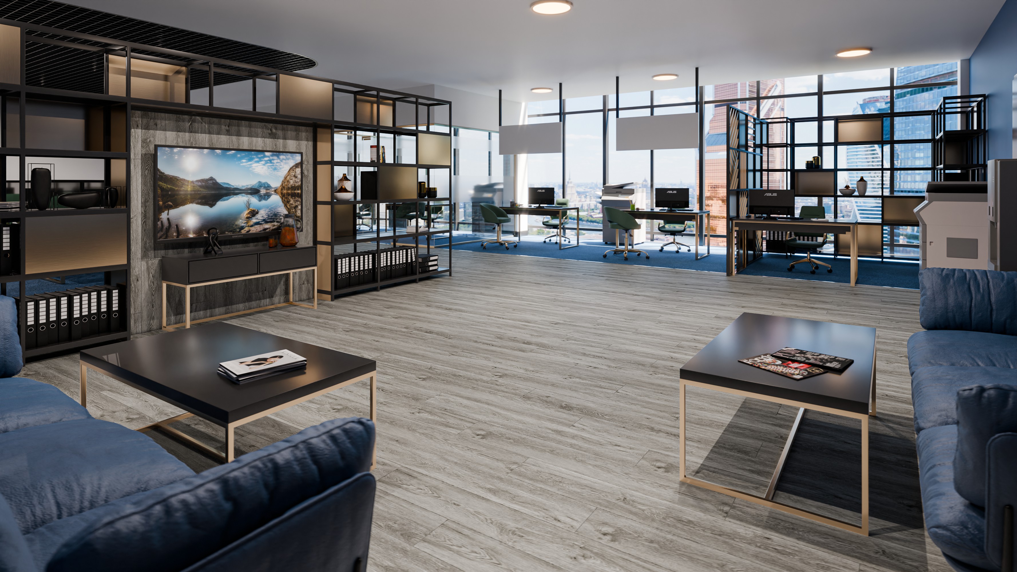 Кварц-виниловая плитка DAMY FLOOR Коллекция  FAMILY LVT Дизайн SL3683-6-LVT Дуб Английский (1227×187х2,5мм)