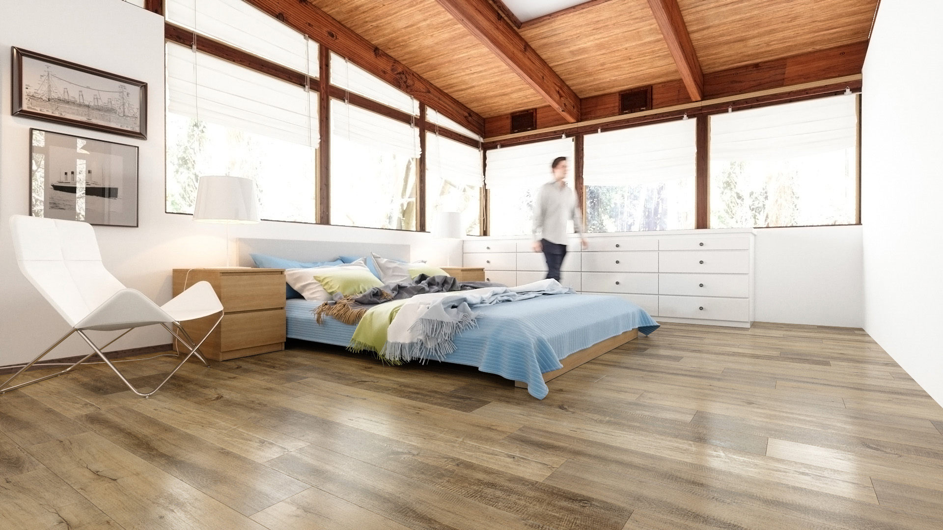 Кварцевый ламинат FARGO Коллекция COMFORT Дизайн VL88041-001 Дуб Медовый (1220*180*4.0 мм)