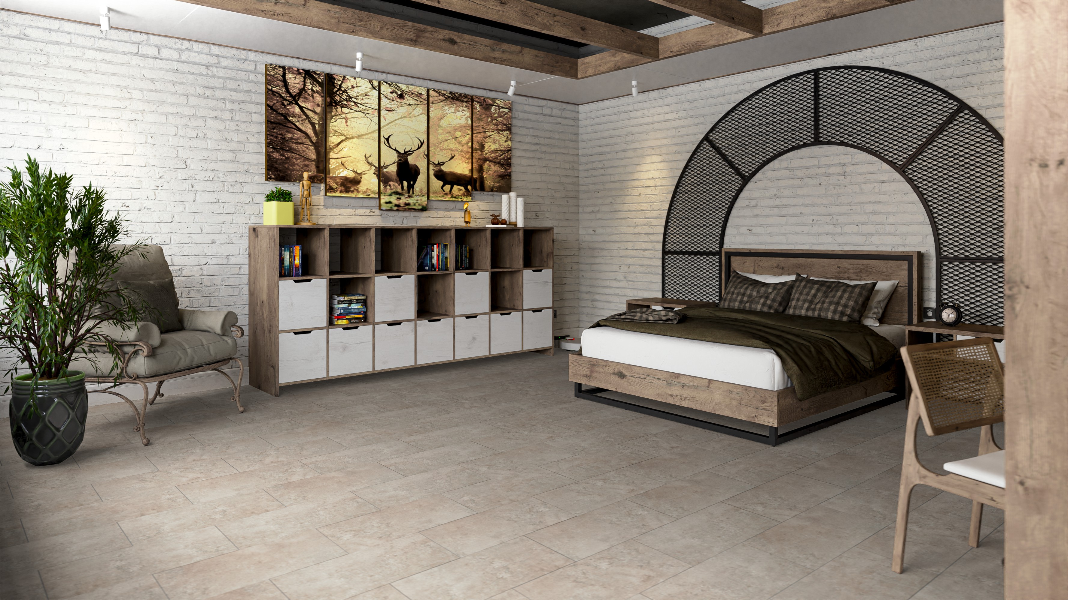 SPC ламинат DAMY FLOOR Коллекция ASCENT STRONG Дизайн 3936-1-ST Эйгер (610х305х5 мм)