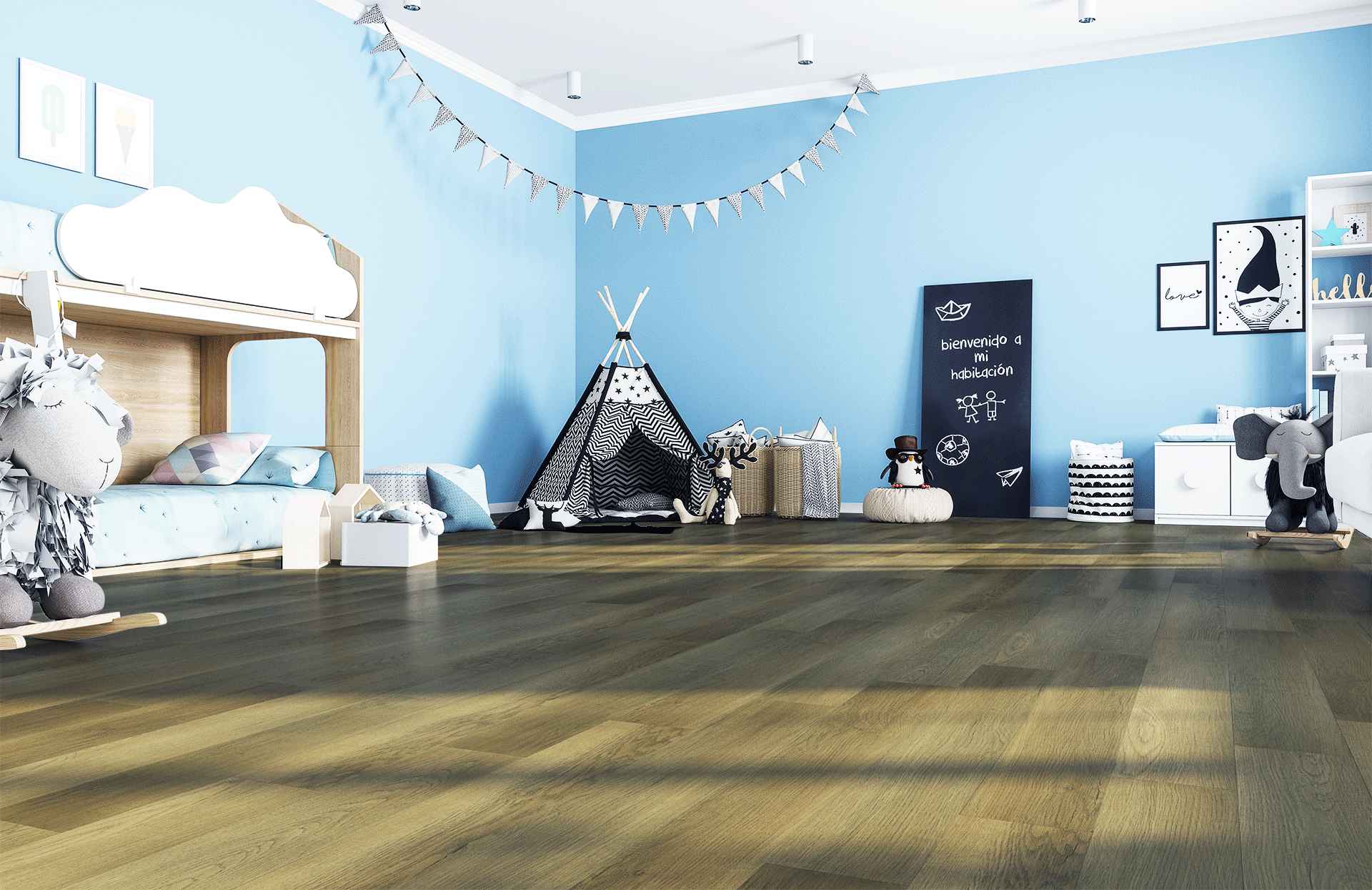 Кварцевый ламинат HOME EXPERT Коллекция NATURAL Дизайн 0-003 Дуб Золотой Лес (1220х150х3.5 мм)