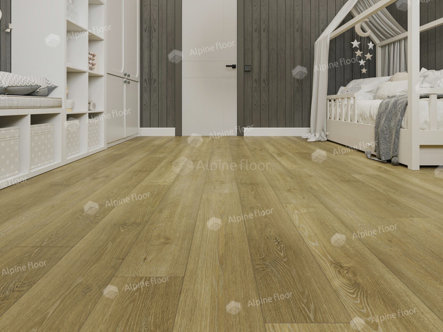 Виниловый (SPC) ламинат ALPINE FLOOR (Альпин Флор) Коллекция CLASSIC LIGHT Дизайн ECO 141-88 MC Бук (1220*183*3,5мм)