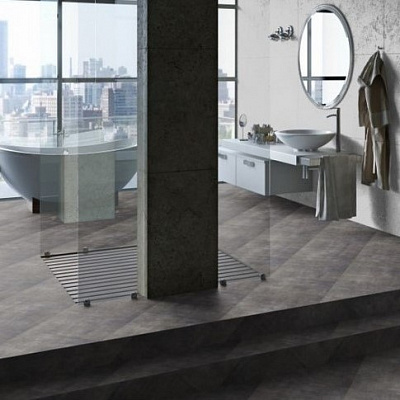 Виниловая плитка TARKETT (ТАРКЕТТ) Коллекция LOUNGE Дизайн CONCRETE (457.2х457.2х3 мм)