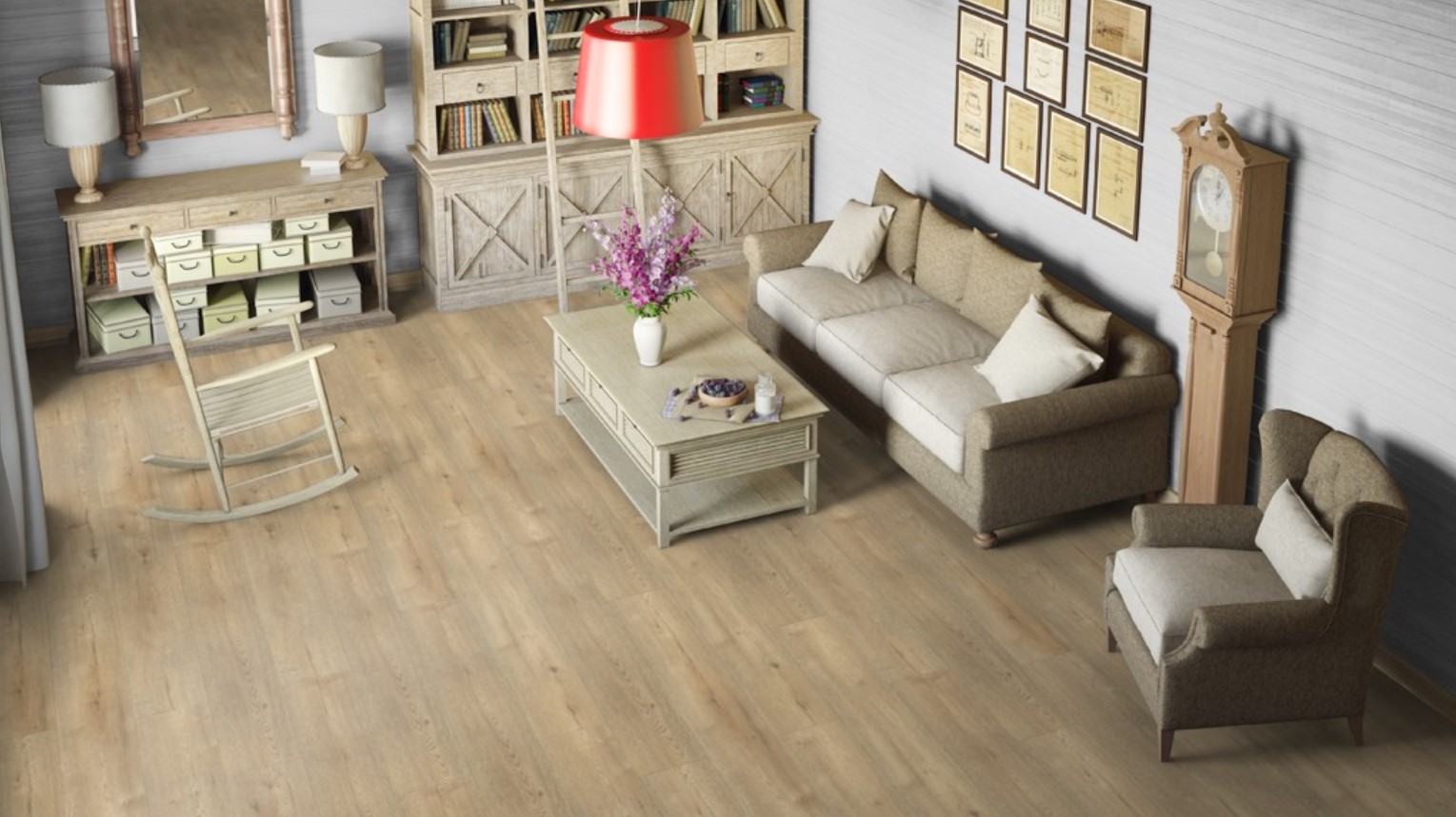 SPC ламинат TARKETT (ТАРКЕТТ) Коллекция DEEP HOUSE Дизайн LAURA (1400х225х4.6 мм)