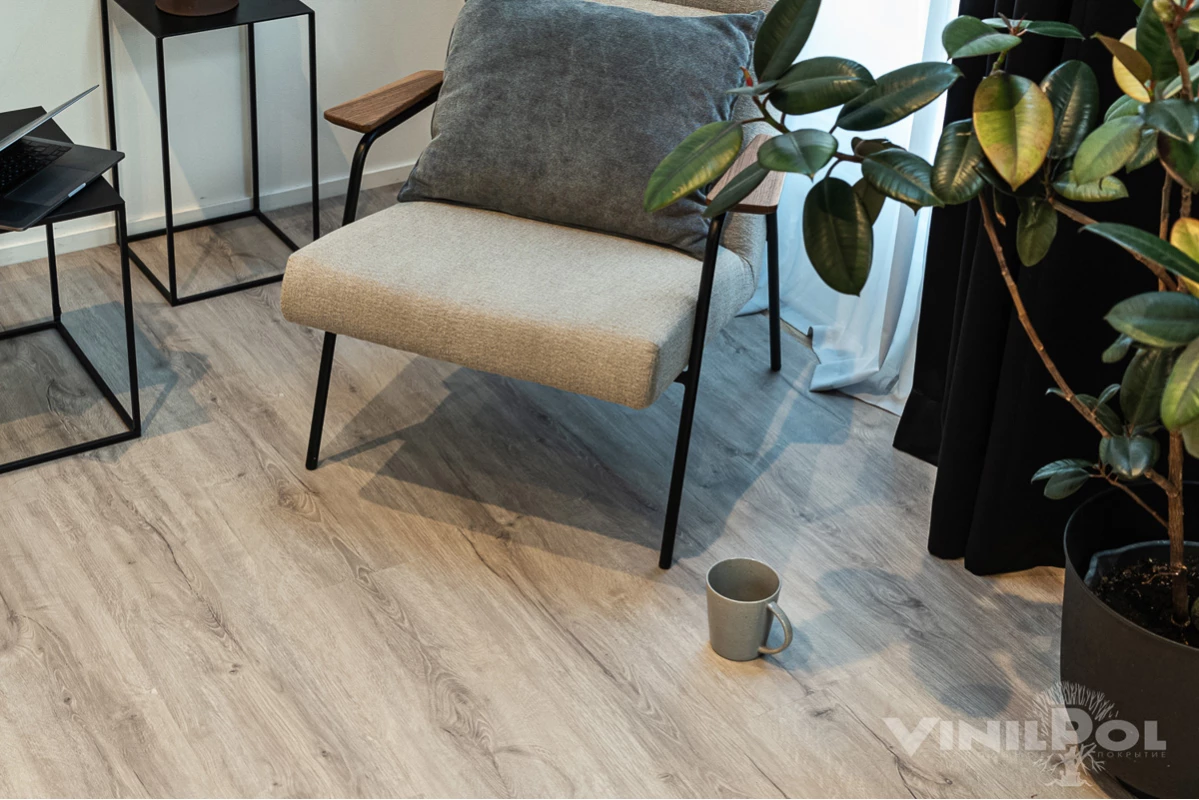 Кварц-виниловая плитка VINILAM (ВИНИЛАМ) Коллекция VINIPOL SPC Дизайн 7897 -EIR Дуб Неаполь (1220*228*5 мм)