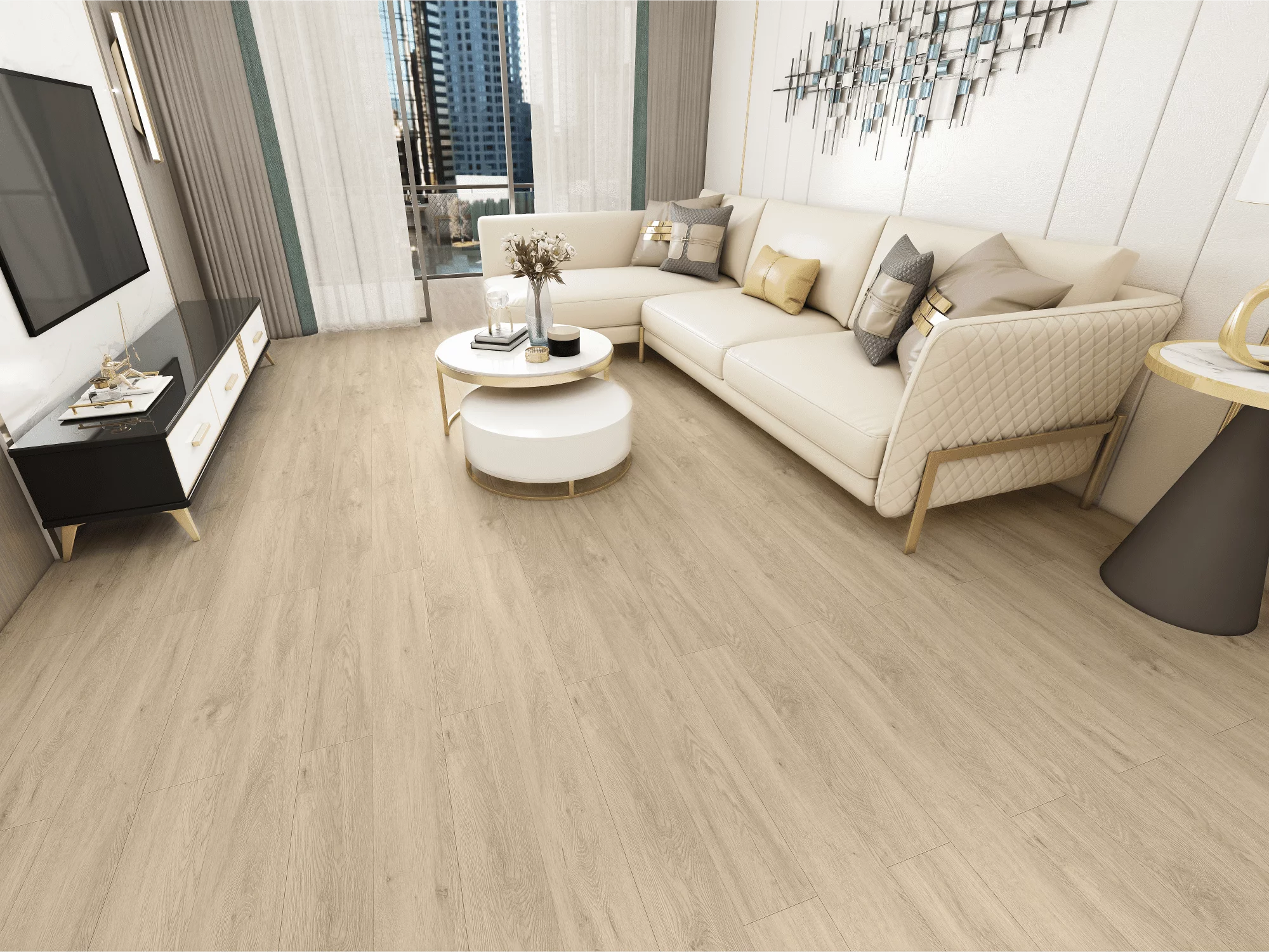 SPC ламинат ICON FLOOR (Айкон Флор) Коллекция BLACK Дизайн BL22 Дуб Маккуин (1220х151х4 мм)