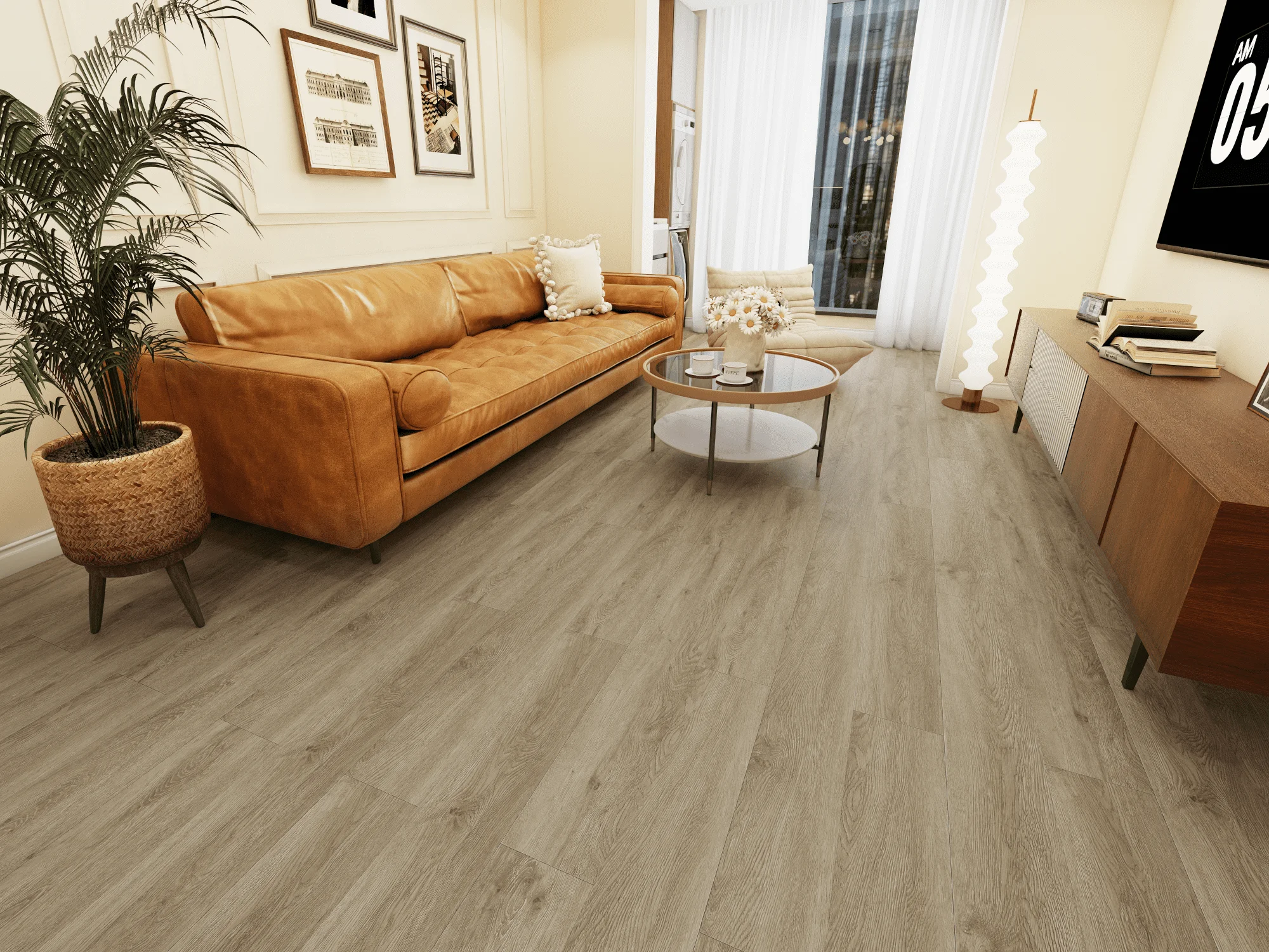 SPC ламинат ICON FLOOR (Айкон Флор) Коллекция BLACK WIDE Дизайн BW-33 Дуб Лорен (1200х180х4 мм)