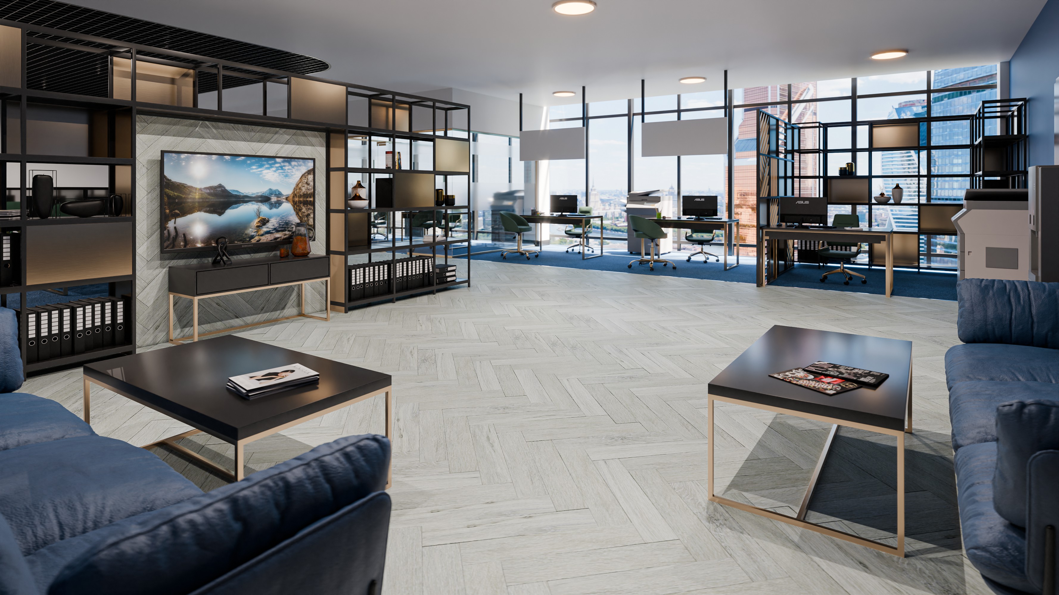 SPC ламинат DAMY FLOOR Коллекция London Дизайн 191023EL-05 Кардифф (615х123х4 мм)