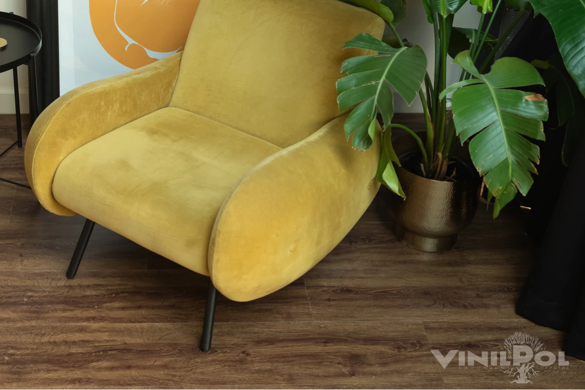Кварц-виниловая плитка VINILAM (ВИНИЛАМ) Коллекция VINIPOL SPC Дизайн 7899 -EIR Дуб Турин (1220*228*5 мм)