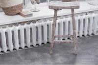 Кварц-виниловая плитка VINILAM (ВИНИЛАМ) Коллекция CERAMO STONE XXL GLUE Дизайн 61602 Серый Бетон (950*480*2.5 мм)
