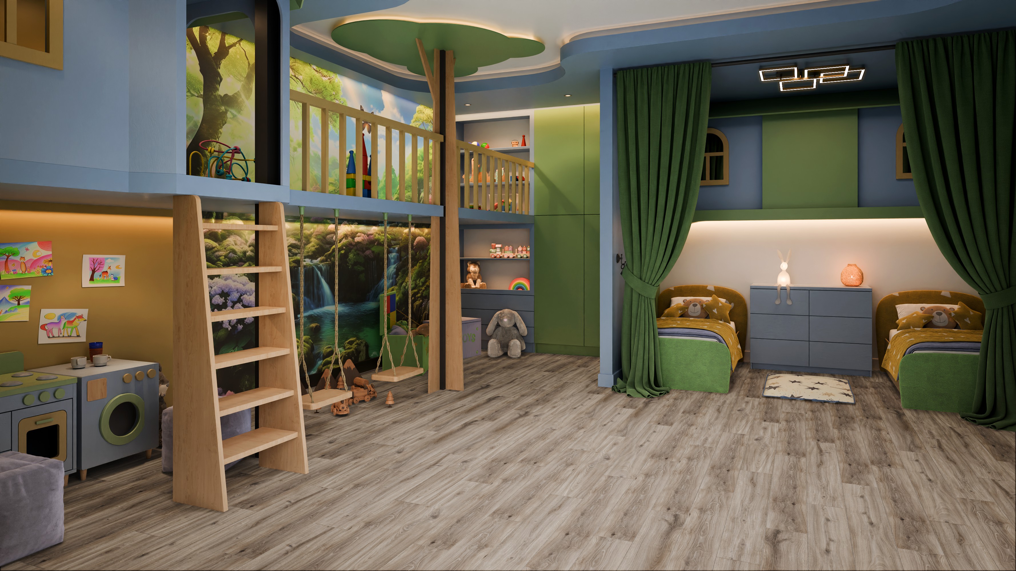 Кварц-виниловая плитка DAMY FLOOR Коллекция  FAMILY LVT Дизайн 6607-9-LVT Дуб Натуральный (1227×187х2,5мм)