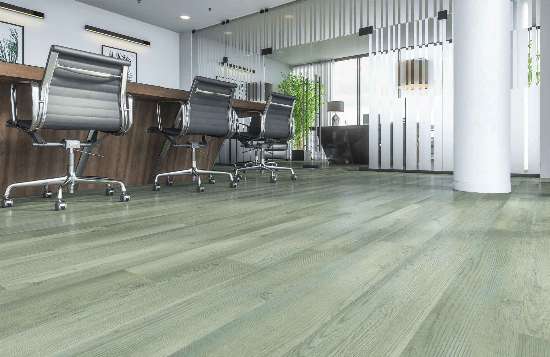 Кварцевый ламинат HOME EXPERT Коллекция NATURAL Дизайн 61W930 Дуб Майское Утро (1220х150х3.5 мм)