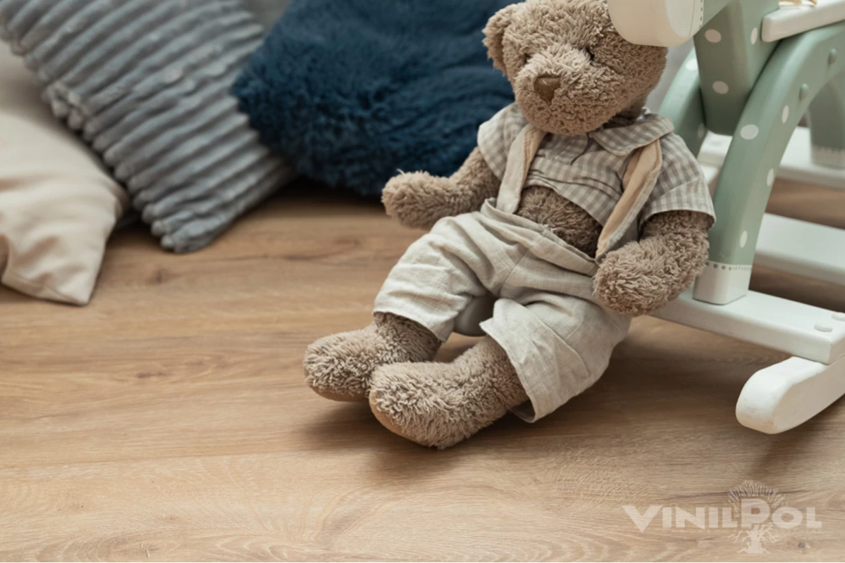 Кварц-виниловая плитка VINILAM (ВИНИЛАМ) Коллекция VINIPOL SPC Дизайн 7888 -EIR Дуб Бари (1220*228*5 мм)