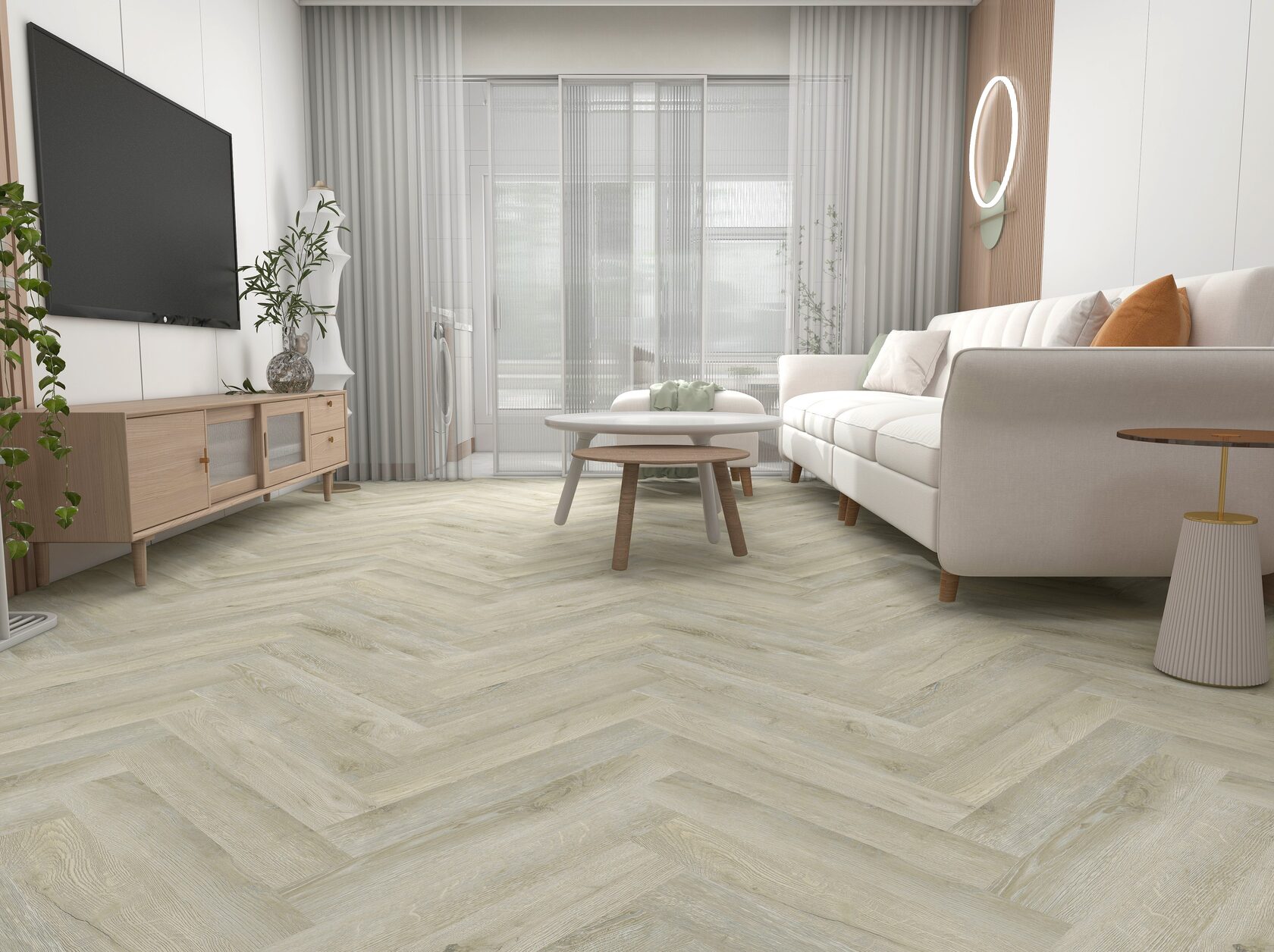 SPC ламинат OFFWOOD Коллекция Herringbone Дизайн Амазония (625х125х4 мм)