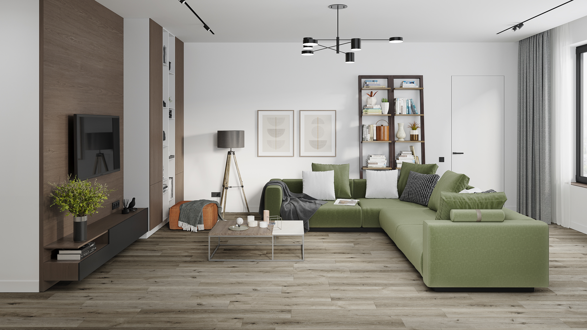 SPC ламинат DAMY FLOOR Коллекция Family Дизайн 1508-1 Дуб Лофт (1220х180х4 мм)