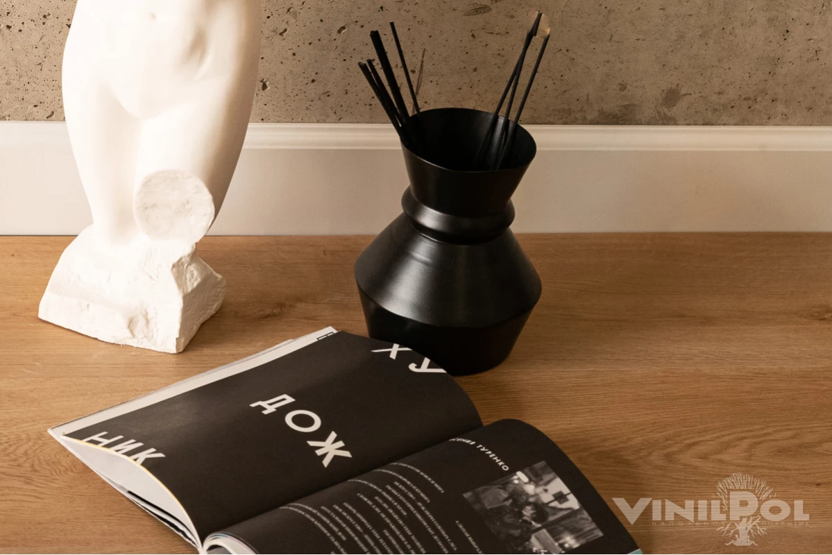 Кварц-виниловая плитка VINILAM (ВИНИЛАМ) Коллекция VINIPOL SPC Дизайн 7898 -EIR Дуб Верона(1220*228*5 мм)