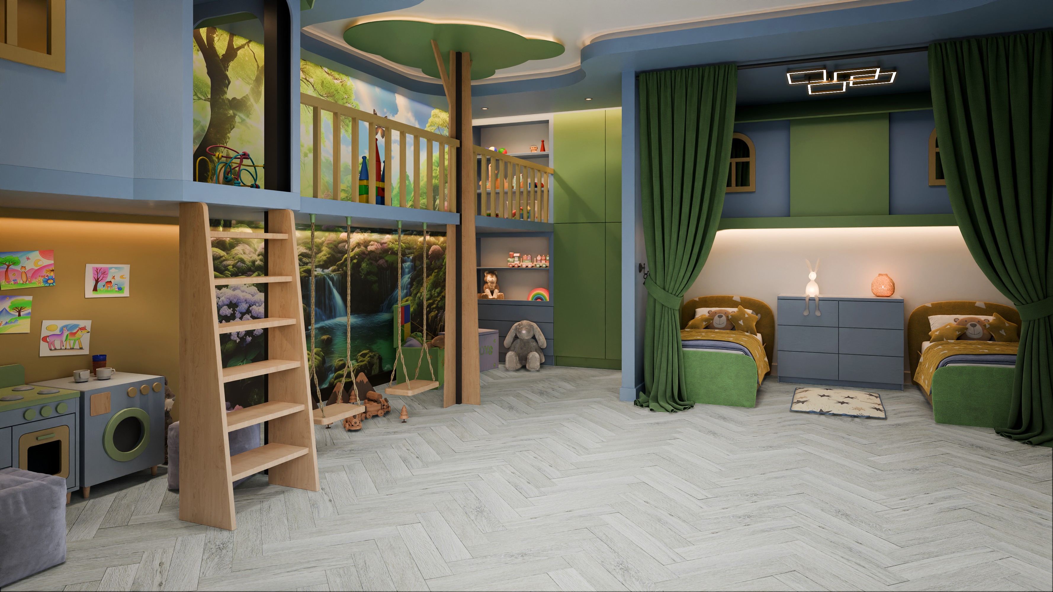 Кварц-виниловая плитка DAMY FLOOR Коллекция LONDON LVT Дизайн 191023EL-05-LVT Кардифф (590×118х2,5мм)