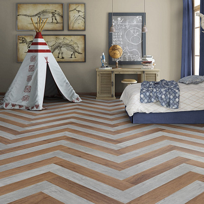 Виниловая плитка POLYSTYL Коллекция COSMIC Дизайн PHOENIX (914.4х152.4х3 мм)