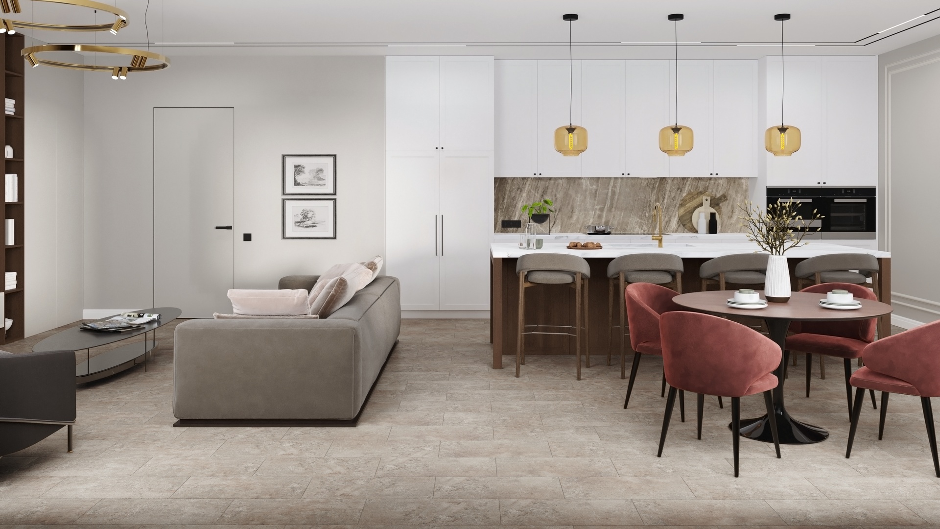 SPC ламинат DAMY FLOOR Коллекция ASCENT STRONG Дизайн 3936-1-ST Эйгер (610х305х5 мм)