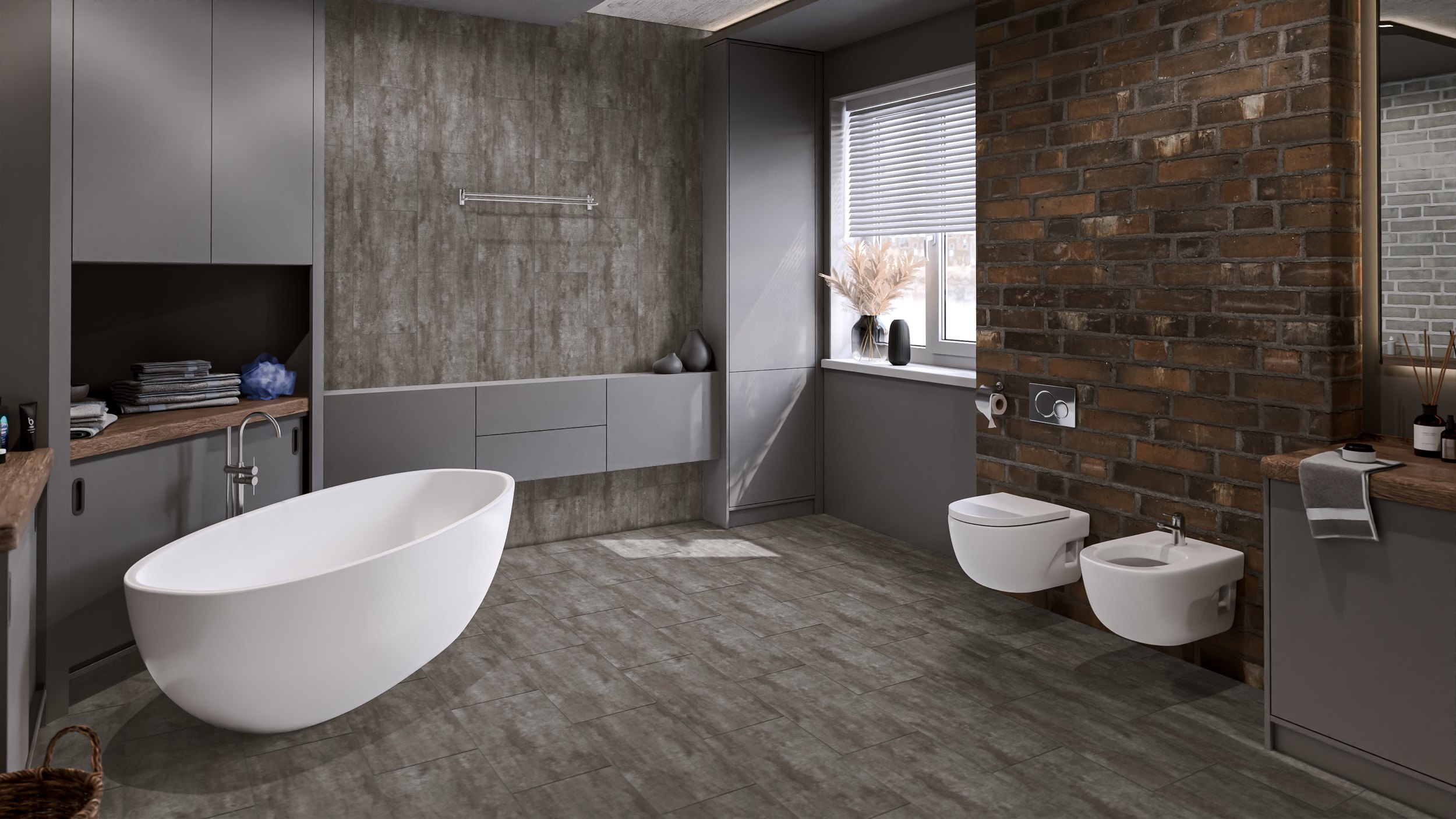 SPC ламинат DAMY FLOOR Коллекция ASCENT STRONG Дизайн 1204-3-ST Арарат (610х305х5 мм)