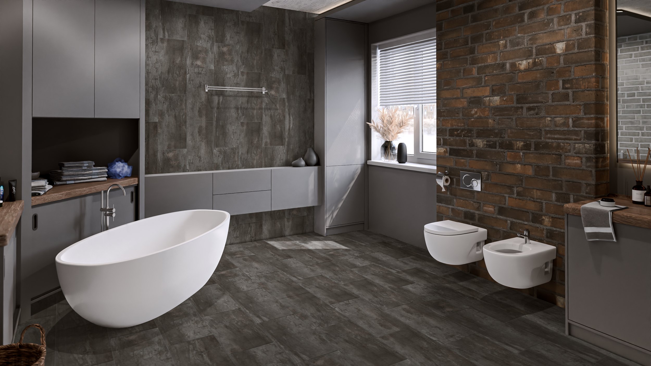 SPC ламинат DAMY FLOOR Коллекция ASCENT STRONG Дизайн K3053-3-ST Вайсхорн (610х305х5 мм)