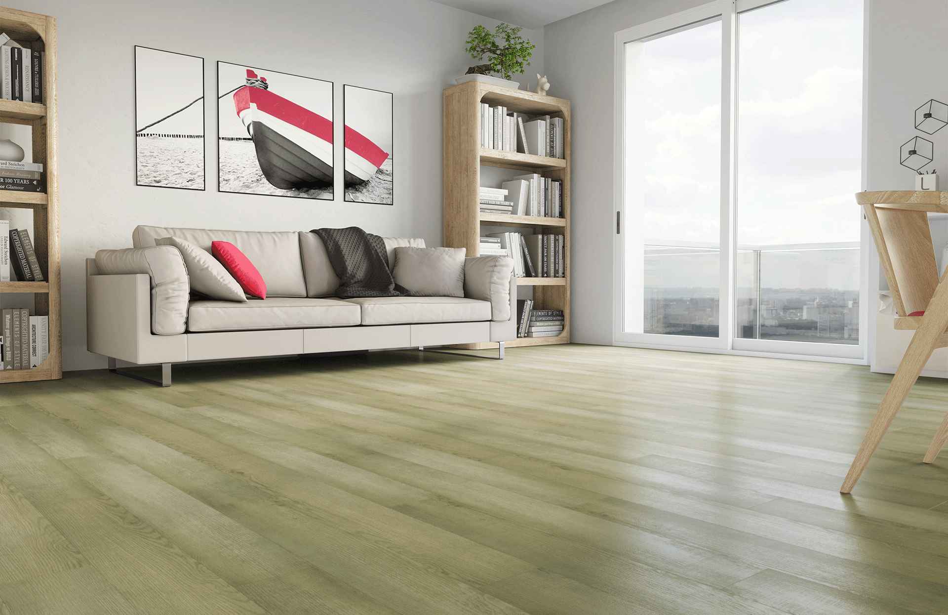 Кварцевый ламинат HOME EXPERT Коллекция NATURAL Дизайн 62W930 Дуб Канадский Лес (1220х150х3.5 мм)