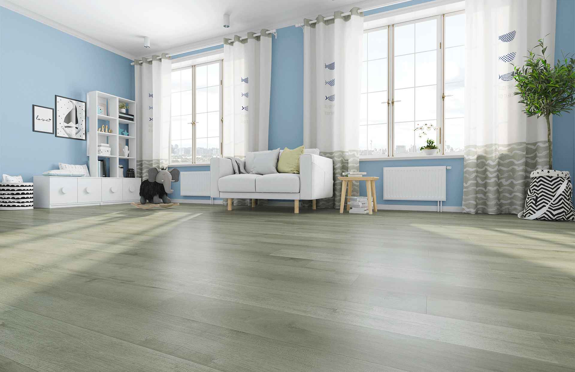 Кварцевый ламинат HOME EXPERT Коллекция NATURAL Дизайн 69W906 Дуб Баварский Лес (1220х150х3.5 мм)