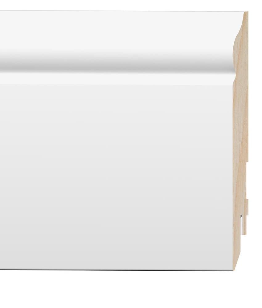 Плинтус PURE PAX 120х16x2400 Белый