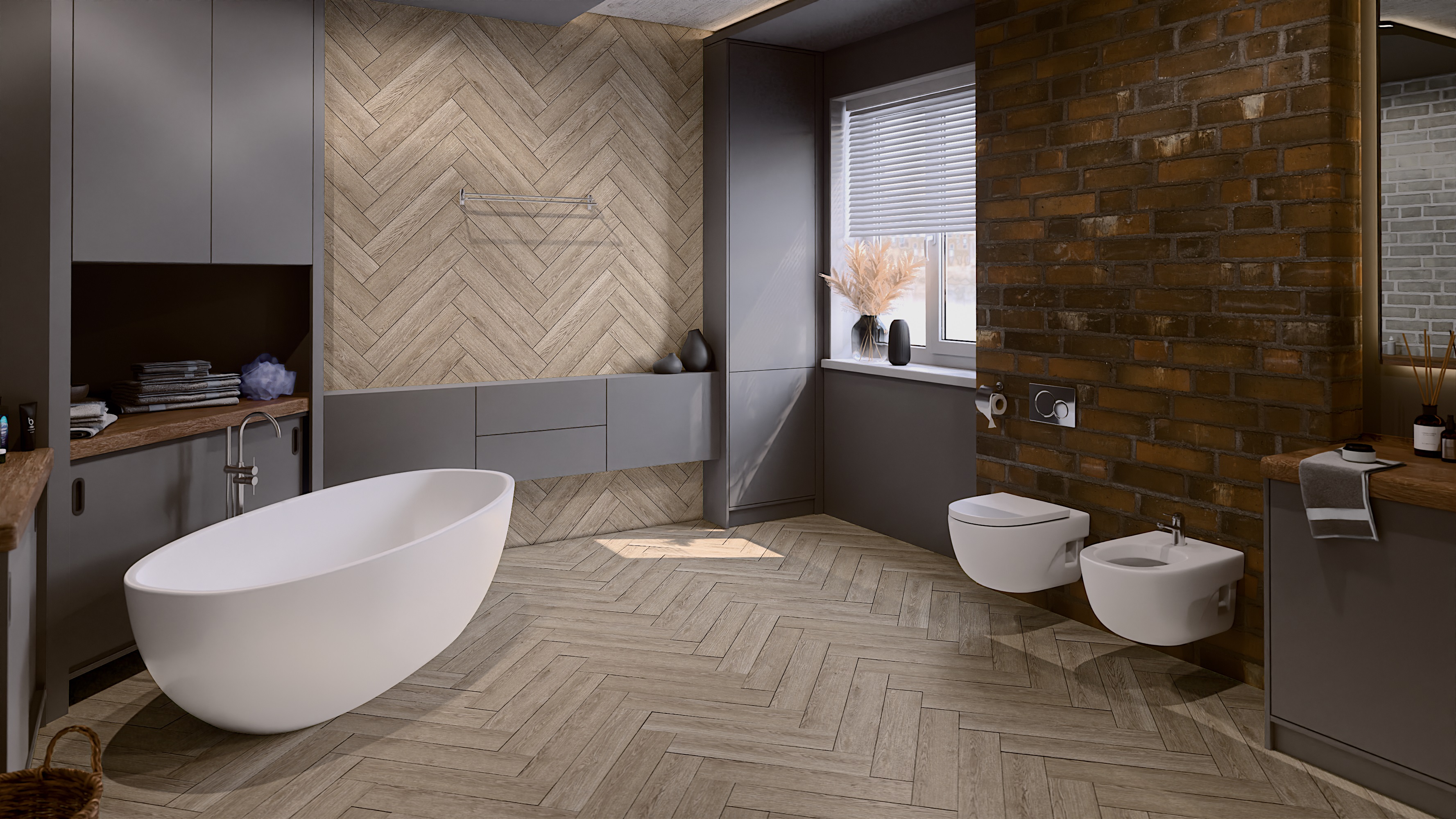 SPC ламинат DAMY FLOOR Коллекция London Дизайн 0137 Ливерпуль (615х123х4.2 мм)