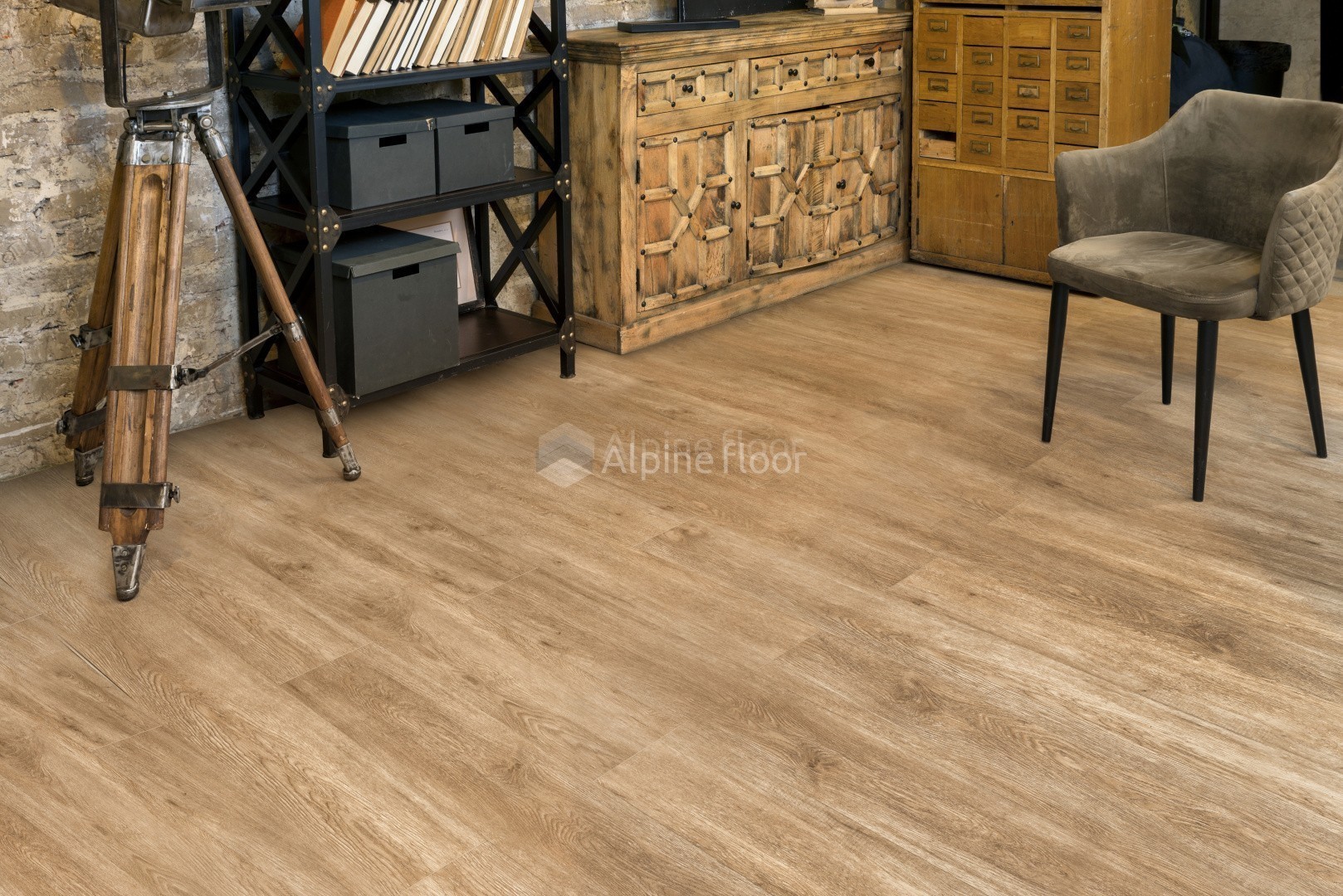 Виниловый (SPC) ламинат ALPINE FLOOR Коллекция GRAND SEQUOIA LIGHT Дизайн ЕСО 11-501 Камфора (1220*183*3,5мм)