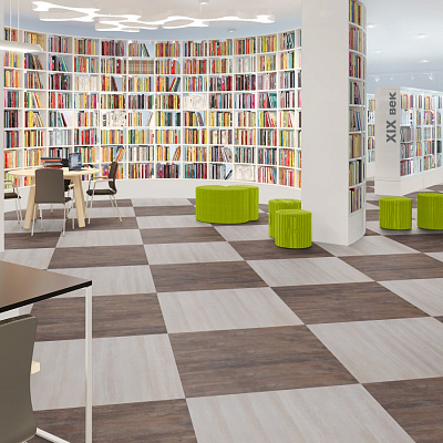 Виниловая плитка POLYSTYL Коллекция COSMIC Дизайн MOON (914.4х152.4х3 мм)