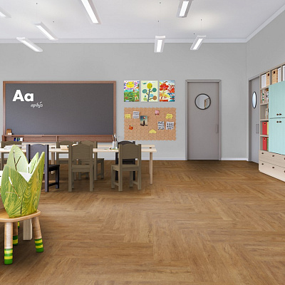 Виниловая плитка POLYSTYL Коллекция COSMIC Дизайн SIRIUS (914.4х152.4х3 мм)