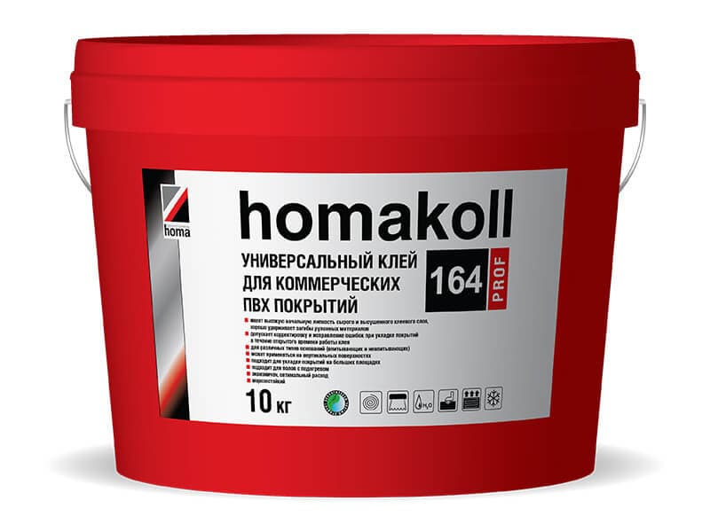 Клей для пвх-плитки HOMA 164 Prof 5 кг