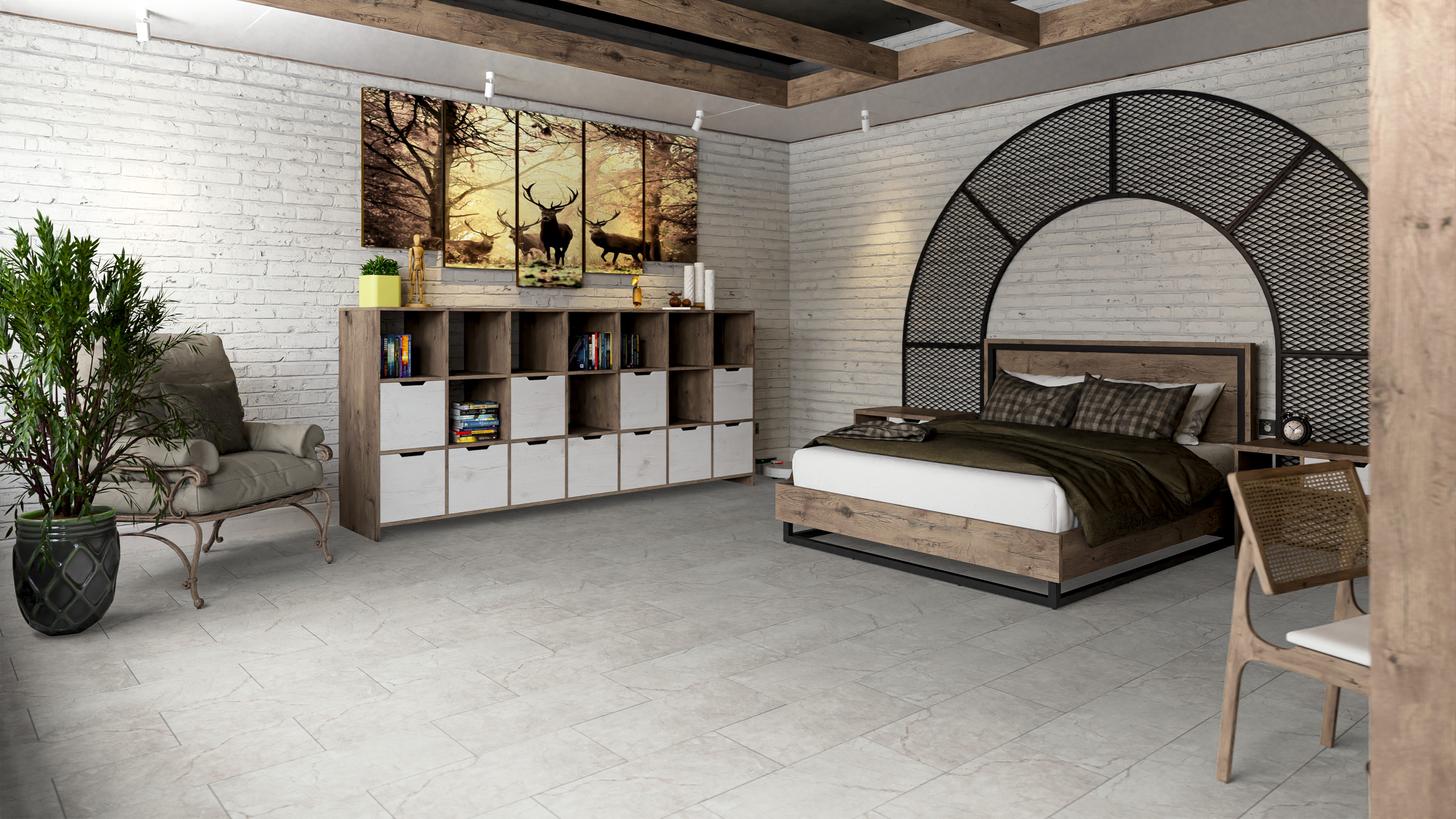 SPC ламинат DAMY FLOOR Коллекция ASCENT STRONG Дизайн 6210-1-ST Пик Лайла (610х305х5 мм)