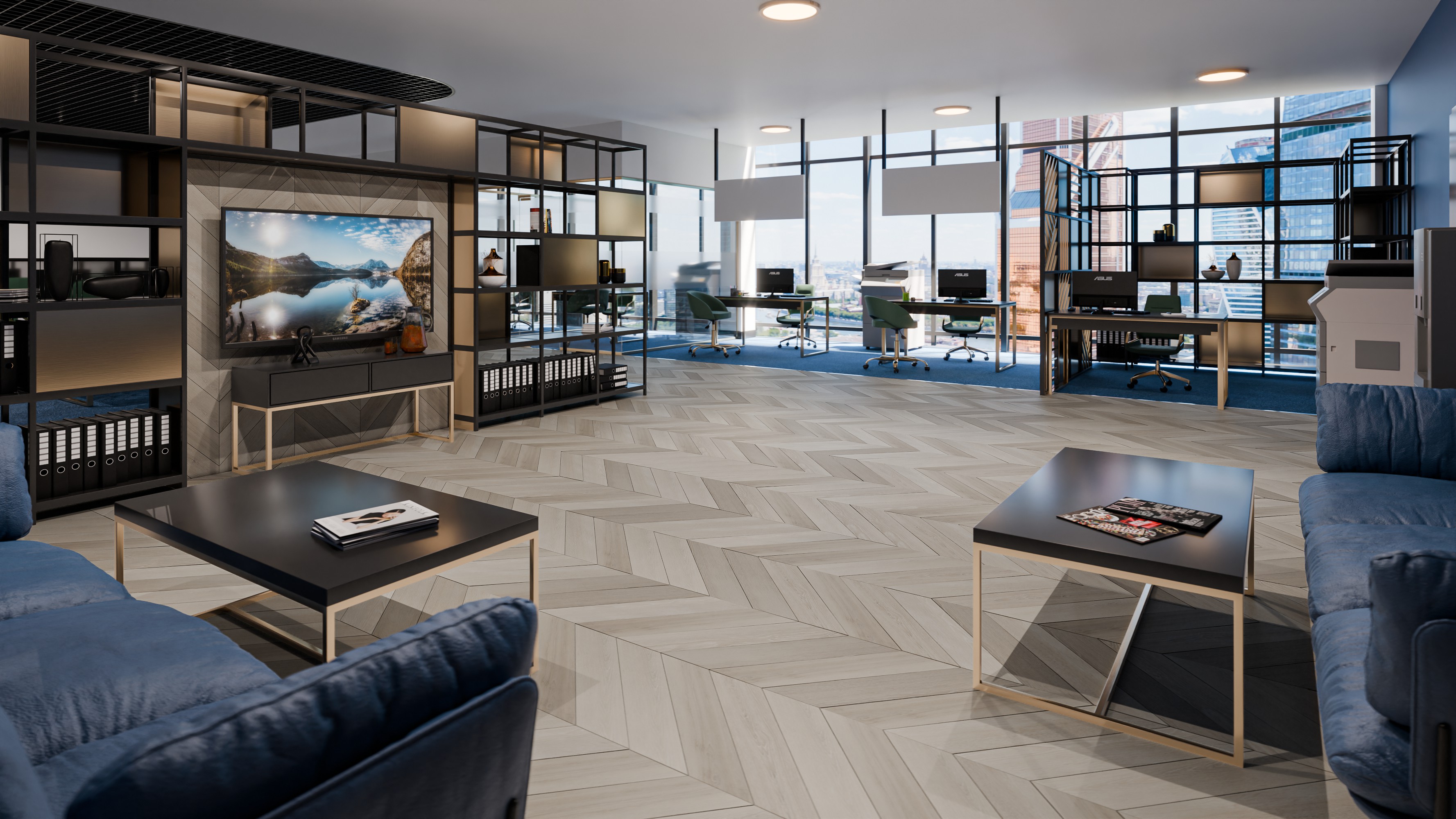 SPC ламинат DAMY FLOOR Коллекция CHEVRON Дизайн DF02-Ch Пале-Рояль (600х127х5 мм)