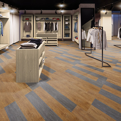 Виниловая плитка POLYSTYL Коллекция COSMIC Дизайн SIRIUS (914.4х152.4х3 мм)